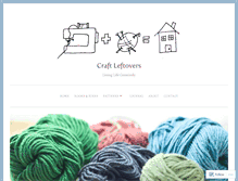 Tablet Screenshot of craftleftovers.com